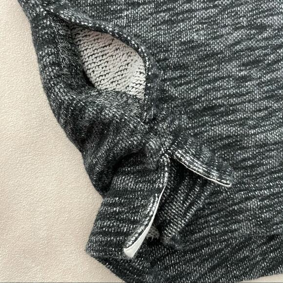 J.Crew Gray Turtleneck Tunic Heather Gray Sweater Sweatshirt Size S/M Pockets - Picture 8 of 10